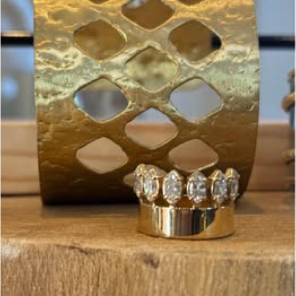 1.5 Carat Diamond & Gold Ring by Dara Kaye